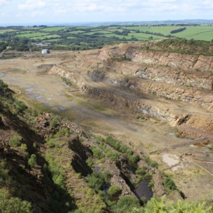Quarries - ideal location for filming in Devon and the South West of England